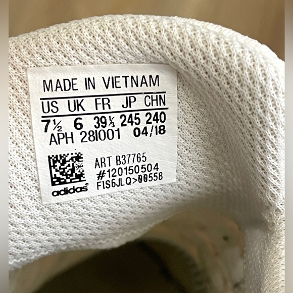 adidas WMNS Tubular Dusk Chalk White Ash Grey Size 7.5 EUC - Picture 3 of 6